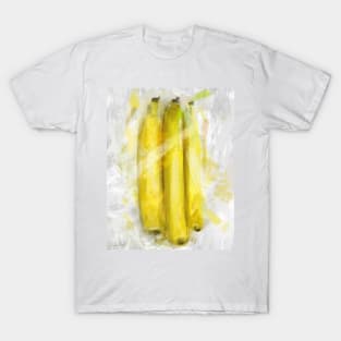 Rectangle Bananas Painted in a Contemporary Style T-Shirt